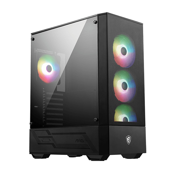 MSI MAG FORGE 112R computer case Midi Tower Nero, Trasparente